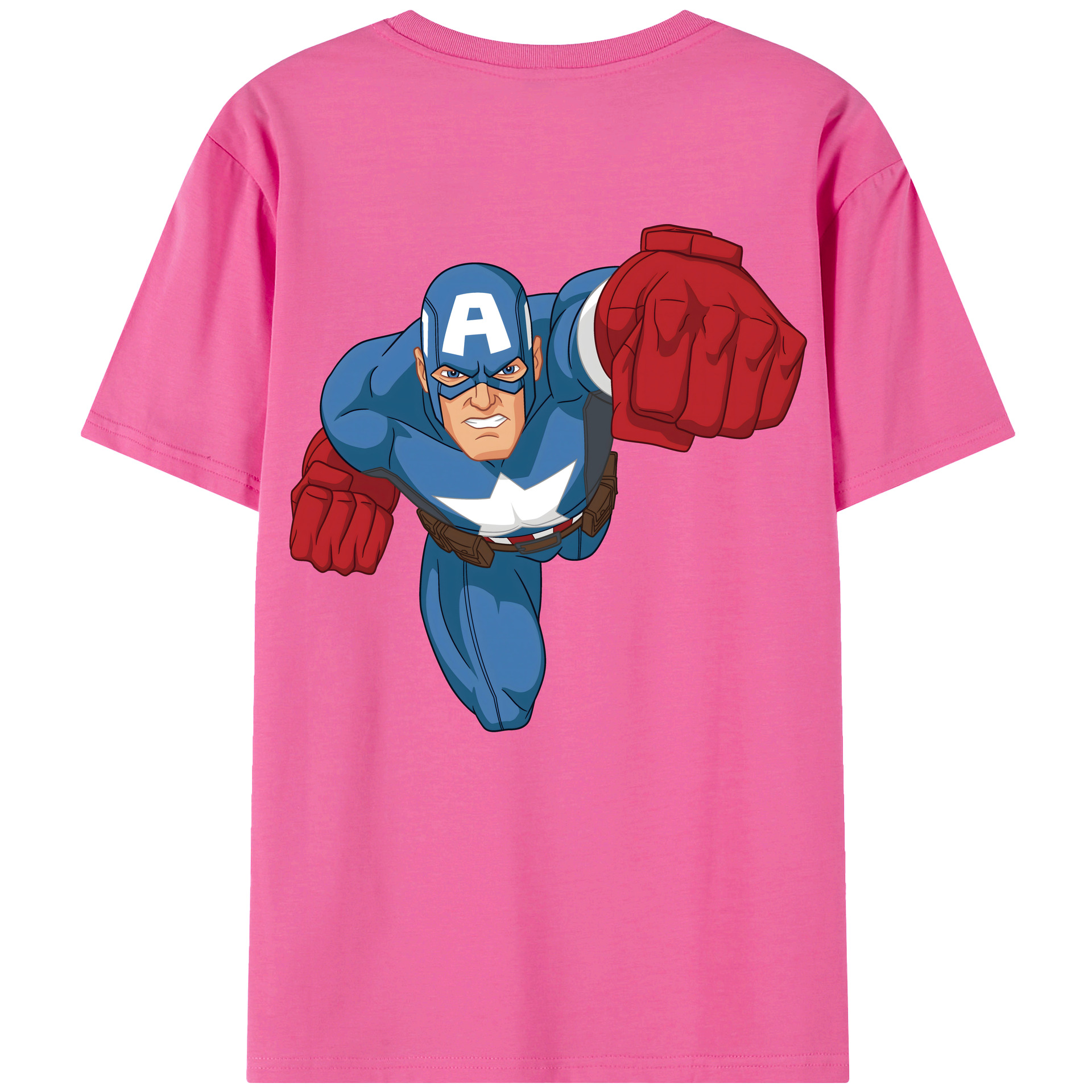 （画像用） アベンジャーズ The Avengers レディース半袖Tシャツ(バックプリント)